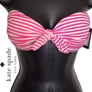 NWT Kate Spade Bandeau Strapless Bikini Top